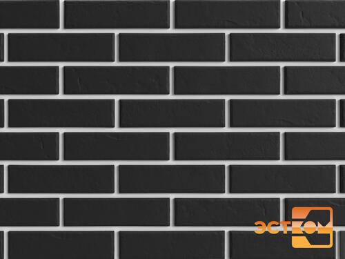 Фото — Купить клинкерные термопанели с плиткой Элемент Клинкер Classic Graphite 