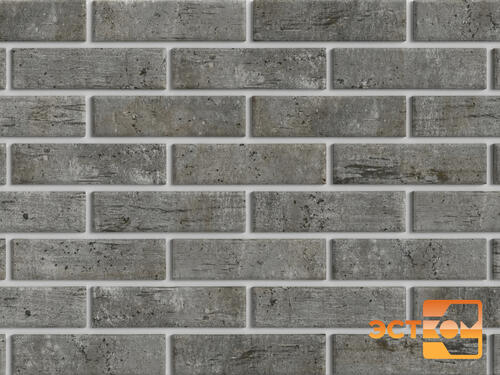 Фото — Купить клинкерные термопанели с плиткой BestPoint Exclusive Cement Dark 