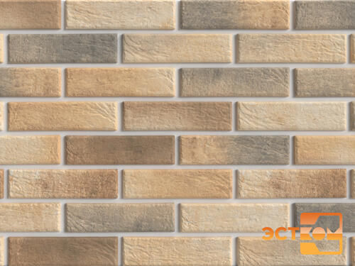 Фото — Купить клинкерные термопанели с плиткой Элемент Клинкер Loft Brick Masala