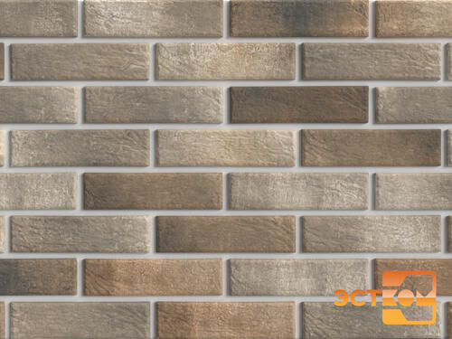 Фото — Купить клинкерные термопанели с плиткой BestPoint Loft Brick Pepper 