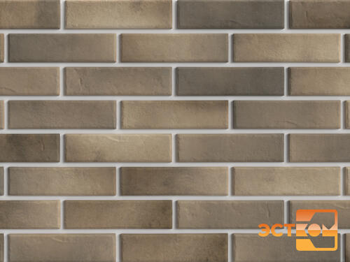 Фото — Купить клинкерные термопанели с плиткой Элемент Клинкер Retro Brick Pepper 