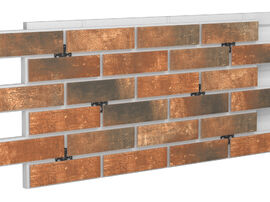 Купить клинкерные термопанели с плиткой Element Klinker Loft Brick Chili