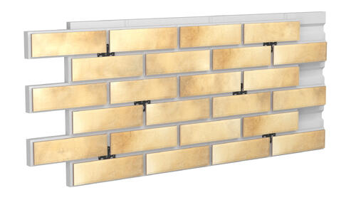 Купить клинкерные термопанели с плиткой Element Klinker Retro Brick Salt
