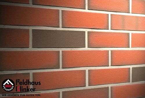Купить клинкерные термопанели с плиткой Feldhaus Classic R303 ardor liso