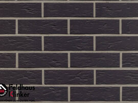 Купить клинкерные термопанели с плиткой Feldhaus Classic R740 anthracit senso