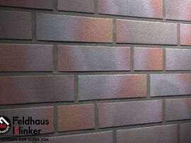 Купить клинкерные термопанели с плиткой Feldhaus Galena R386 cerasi maritim negro