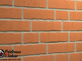 Купить клинкерные термопанели с плиткой Feldhaus Vascu R731 terracotta oxana
