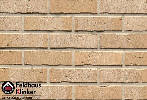 Фасадная и интерьерная клинкерная плитка Feldhaus Vascu R733 crema pandra