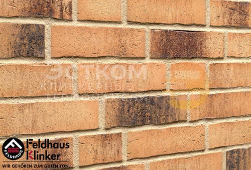 Фото — Фасадная и интерьерная клинкерная плитка Feldhaus Vascu R734 sabioasa ocasa