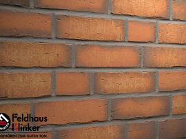 Купить клинкерные термопанели с плиткой Feldhaus Vascu R758 terracotta calino